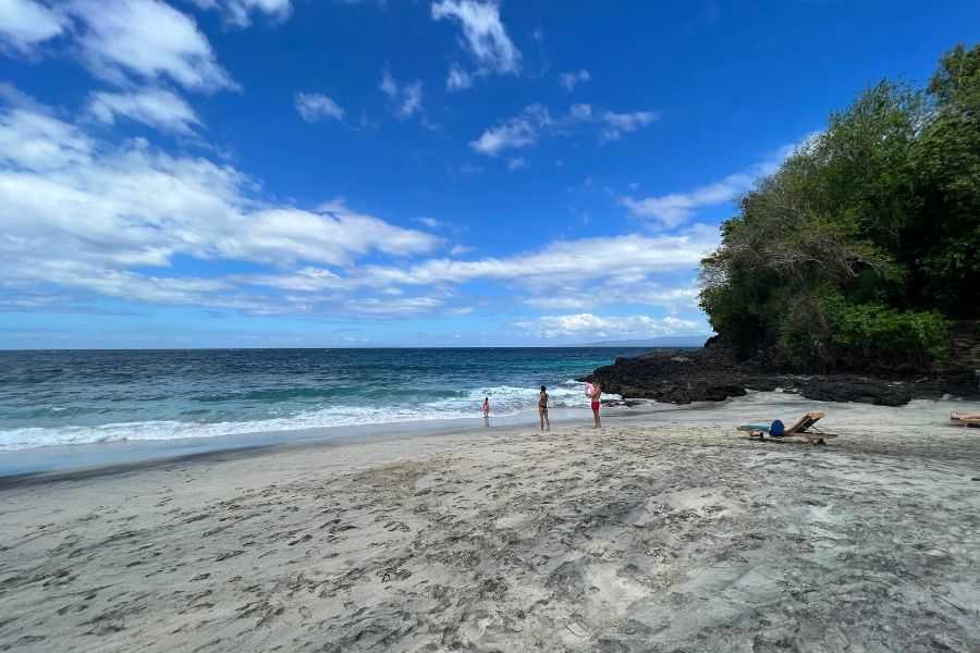 Bali beach in july