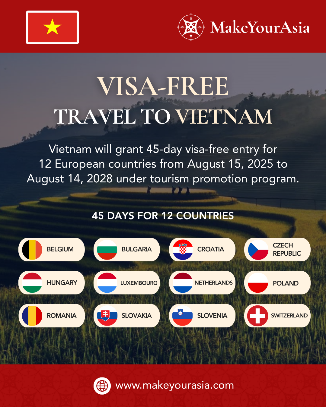Vietnam Visa-free Waiver