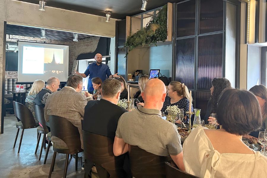 Lukasz Kozlowski at Warsaw incentive meeting