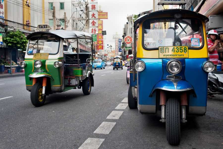 tuk tuk in Bangkok