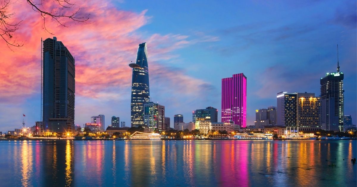 Southern Vietnam Half-Day Tour: Saigon by Night Motorbike Tour