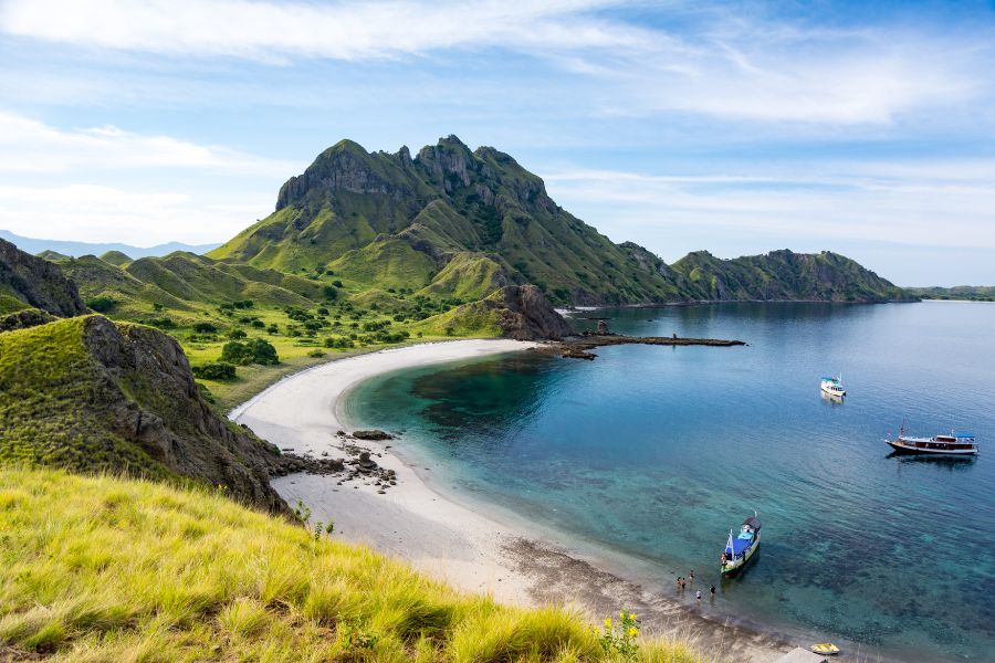Indonesia beautiful landscape Komodo Island