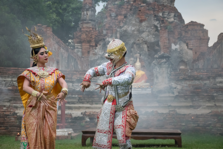 Traditional Thai classical dance Khon