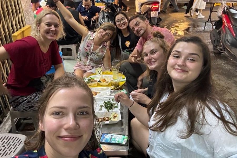 Ho Thi Ky food street Saigon food tour