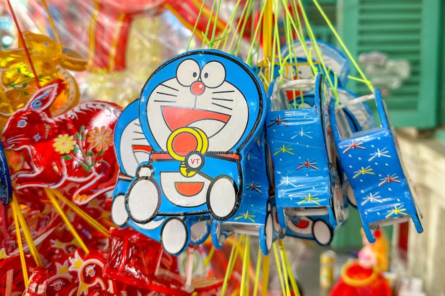 Colorful lanterns in Mid Autumn Festival