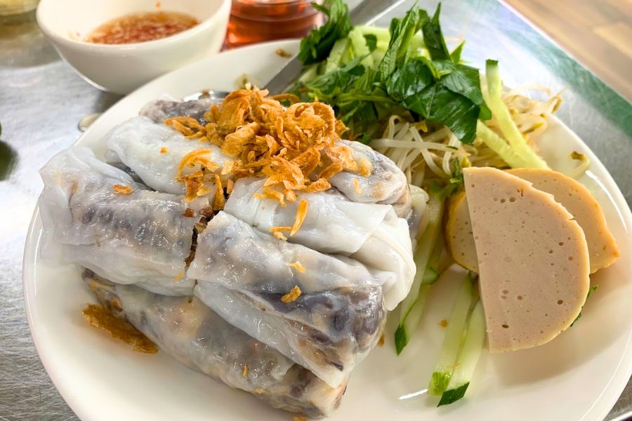 7 image Vietnamese steamed rice rolls banh cuon