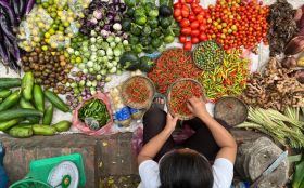 laos local market