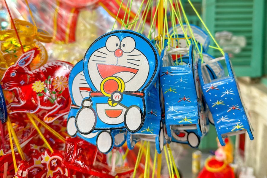 Colorful lanterns in Mid Autumn Festival