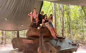 Uncover the secrets of Vietnamese cuisine while exploring the fascinating history of Cu Chi