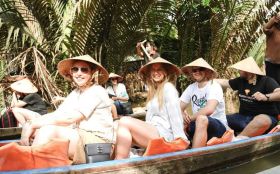 rural Vietnamese villages on a Mekong Delta tour