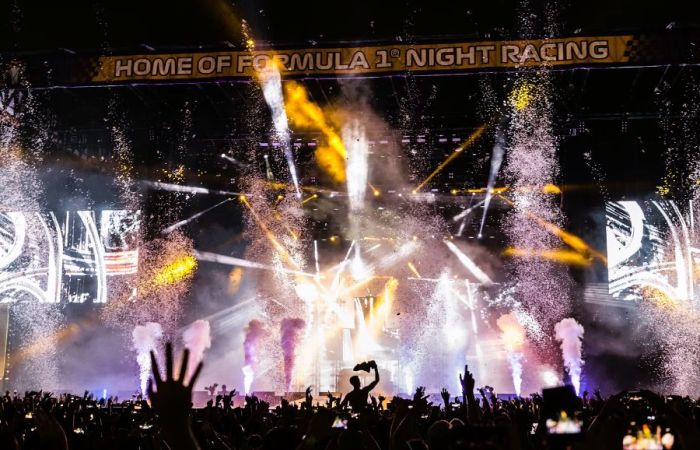 singapore grand prix formula 1 entertainment concert 
