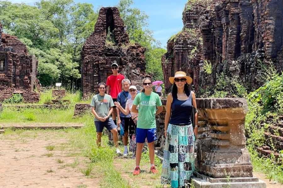 ancient ruins of My Son Sanctuary - 13 Days South & Central Vietnam Private Tour