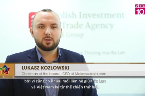 Łukasz Kozłowski, MakeYourAsia on VTC10 - Sharing Vietnam TV show