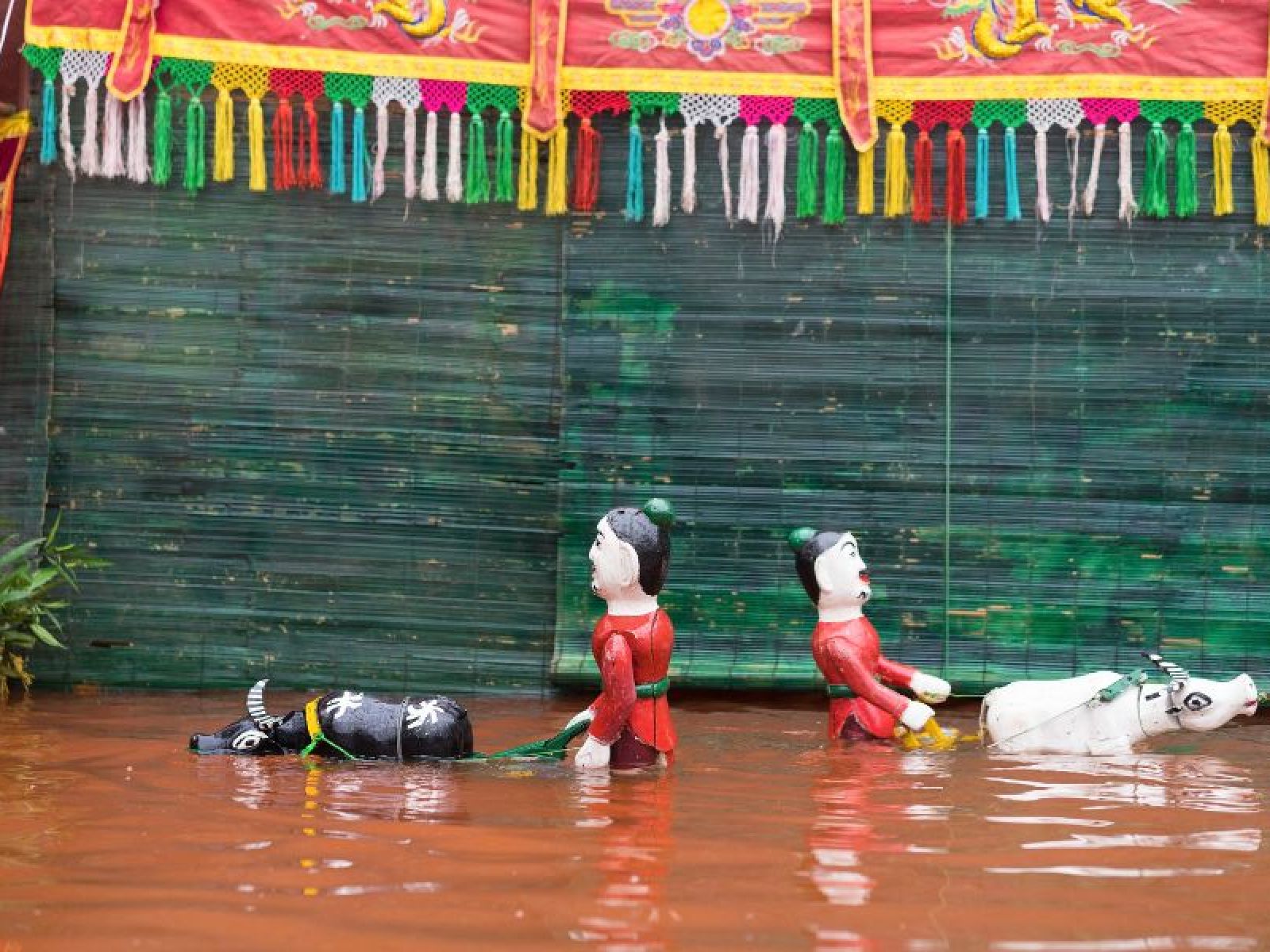 Water puppet theater in Vietnam