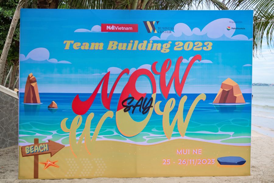MYA team building backdrop in Mui Ne