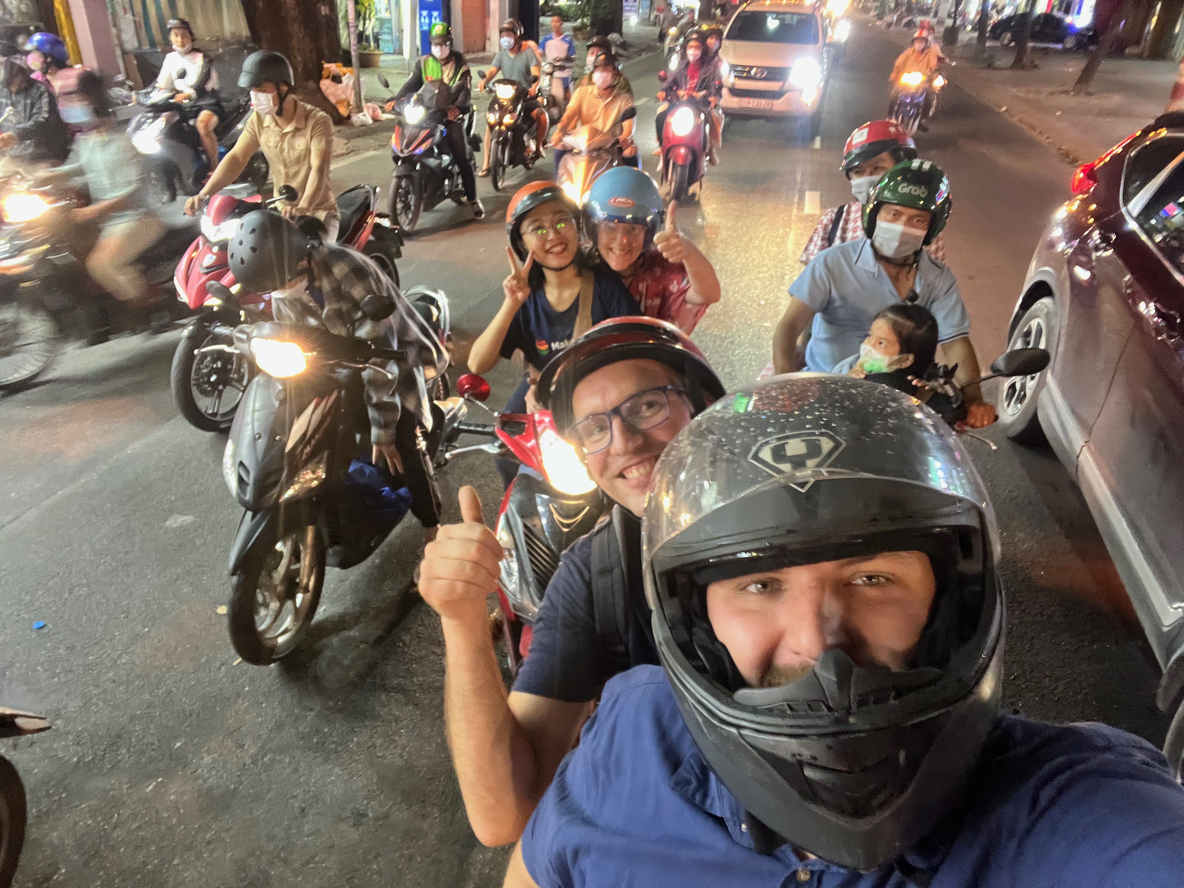 Saigon evening motorbike tour