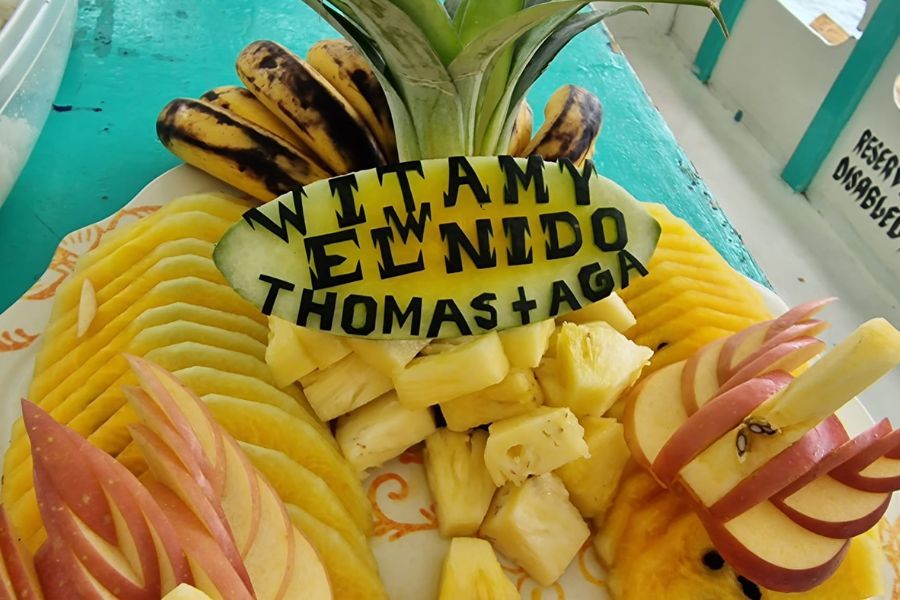 Fruit platter in El Nido